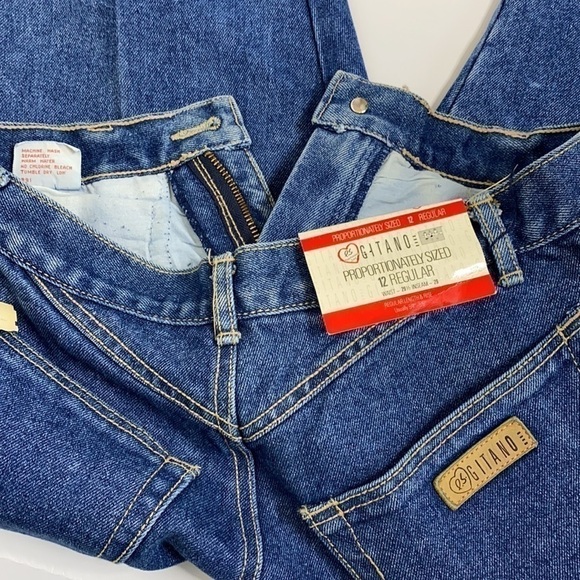 GITANO Vintage NWT Proportionately Sized Jeans 13 Regular High Rise - Picture 12 of 16